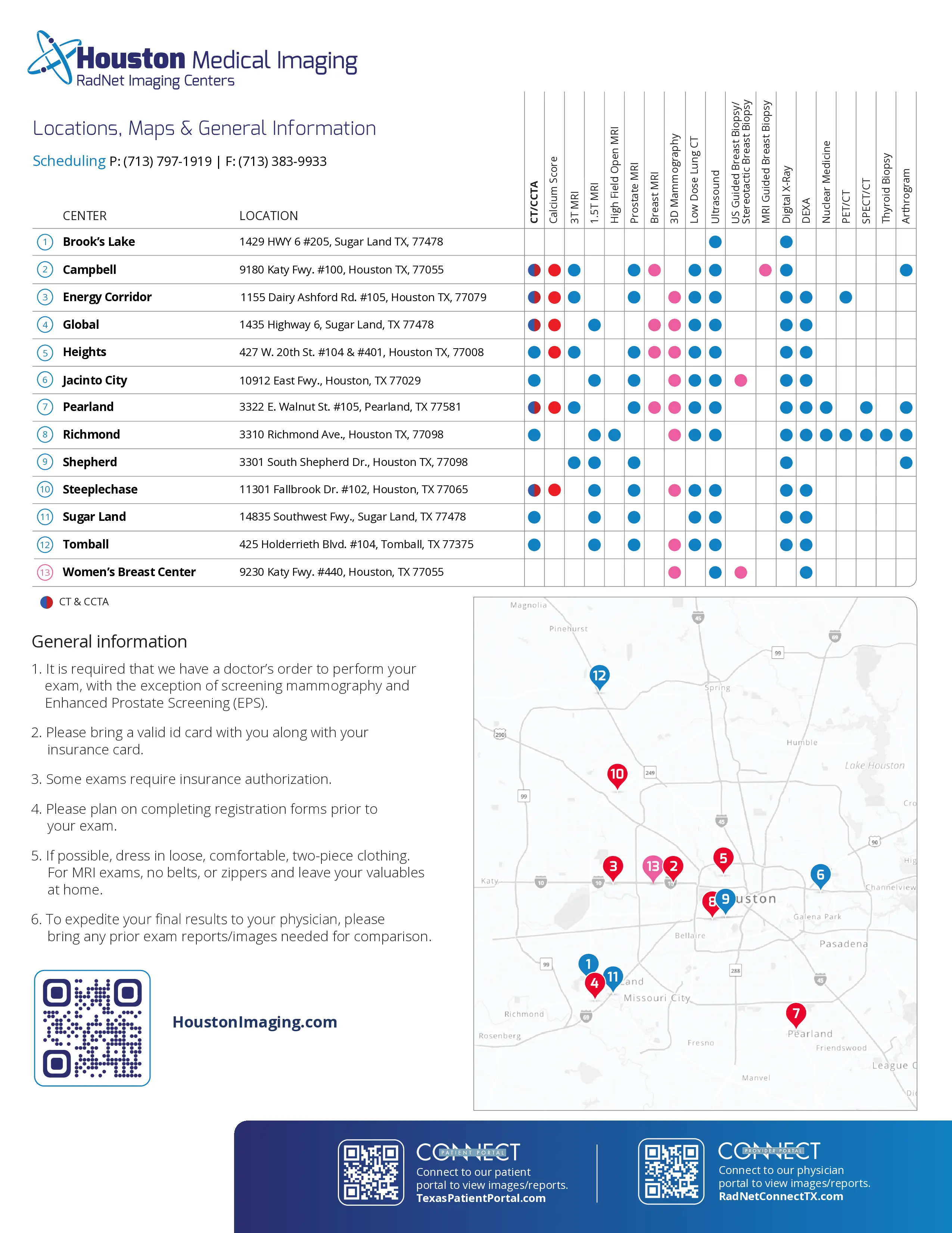 Houston matrix services and locations